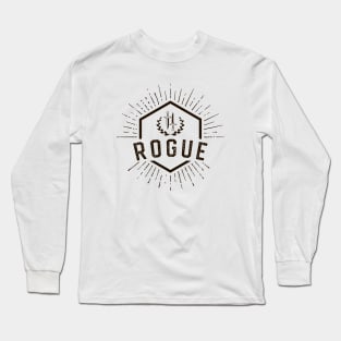 Rogue Player Class - Rogues Dungeons Crawler and Dragons Slayer Tabletop RPG Addict Long Sleeve T-Shirt